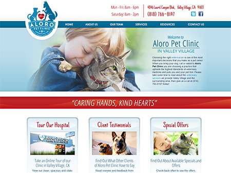 veterinary clinic website vet paws north sending message right custom