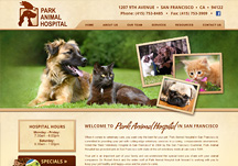 veterinary hospital websites