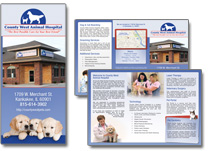 veterinary hospital brochure