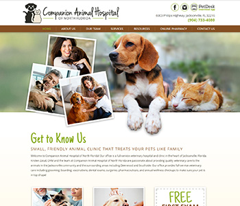 Veterinary Web Site Design Examples | Websites for Veterinarians